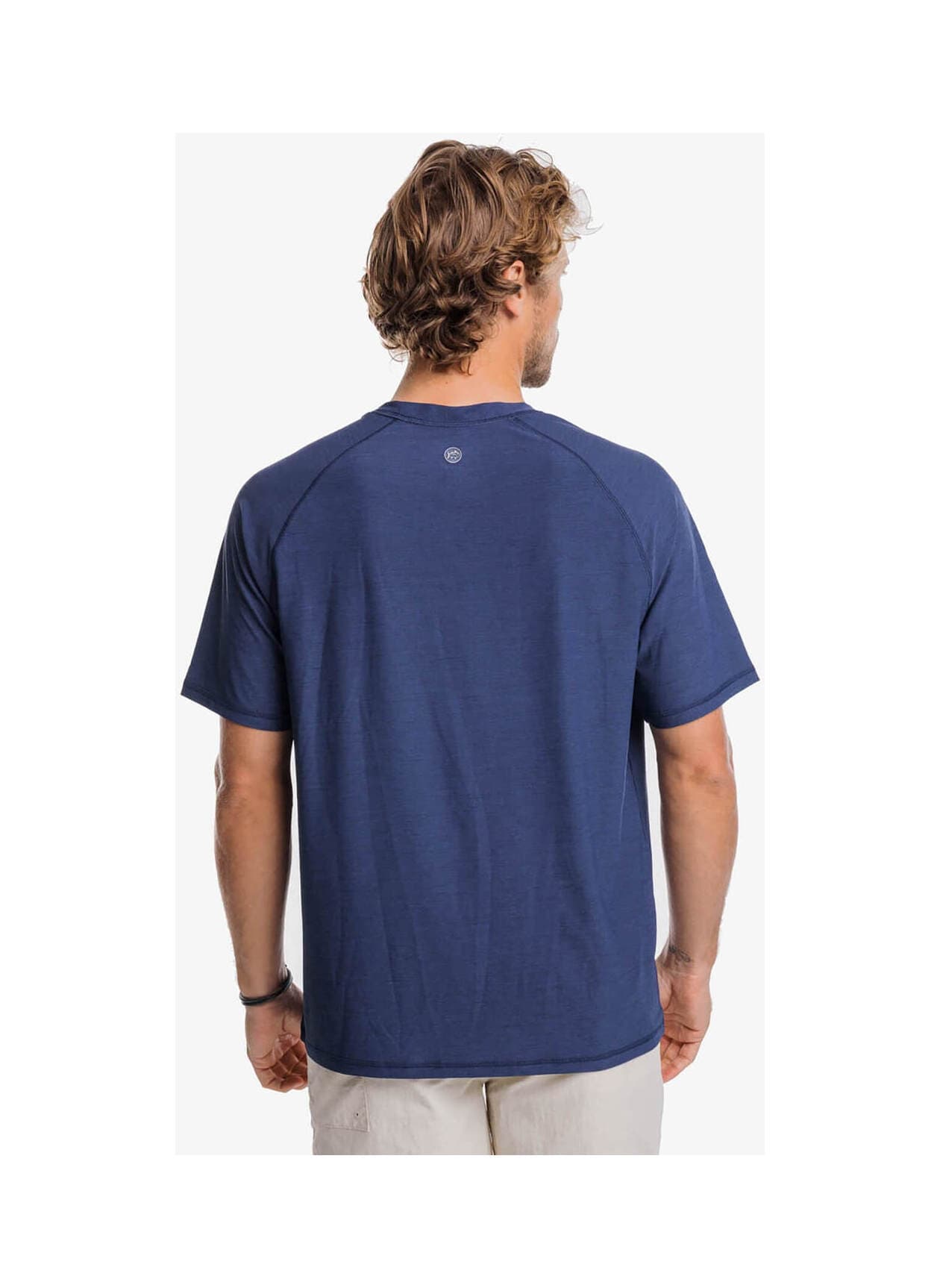 Southern Tide Men's Brrr-illiant Performance T-Shirt - Navy LG