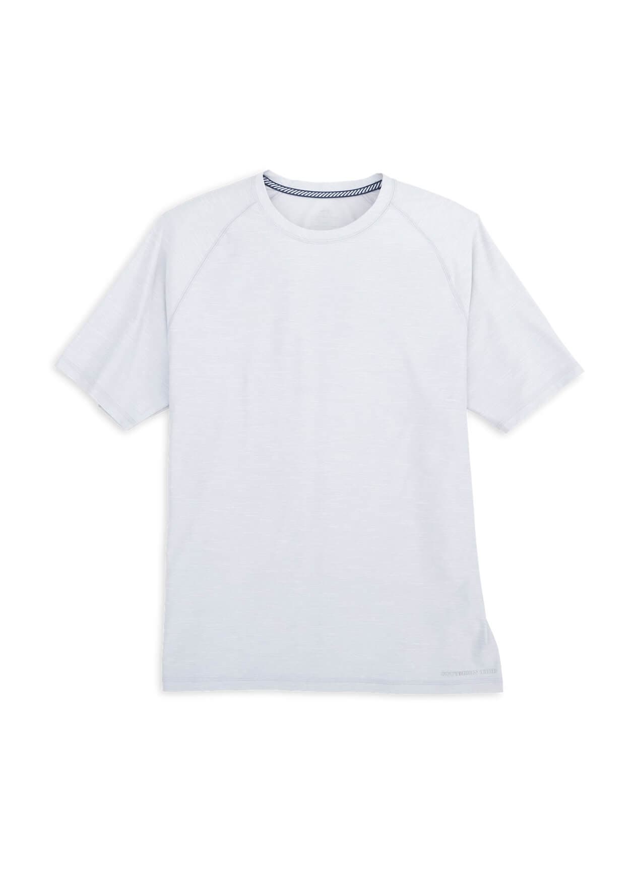 Southern Tide Men's Brrr-illiant Performance T-Shirt - Platinum Grey LG