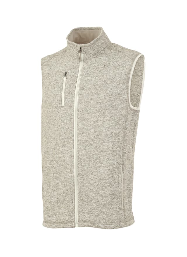 Charles River Men's Pacific Heathered Vest - Brown 3XL
