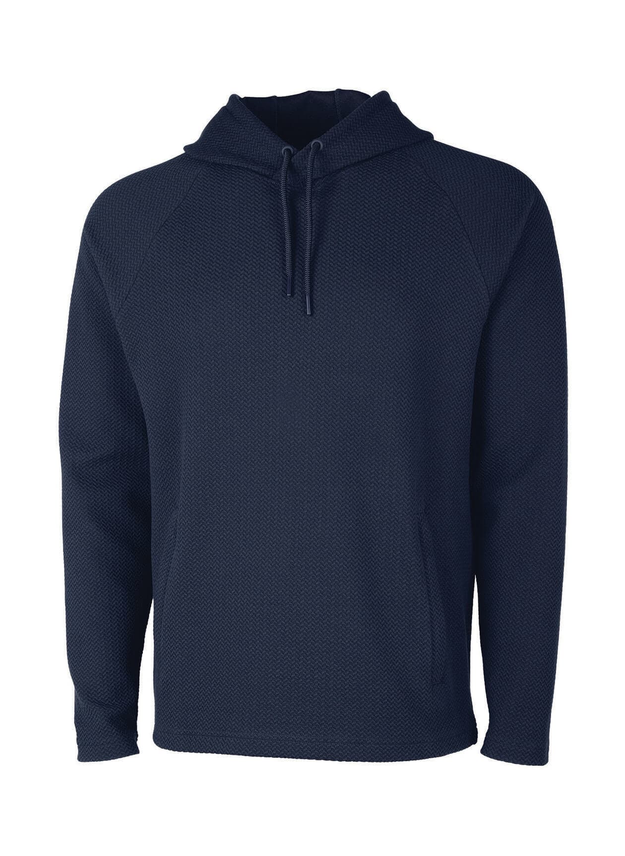Charles River Men's TexturKnit Hoodie - Navy 3XL