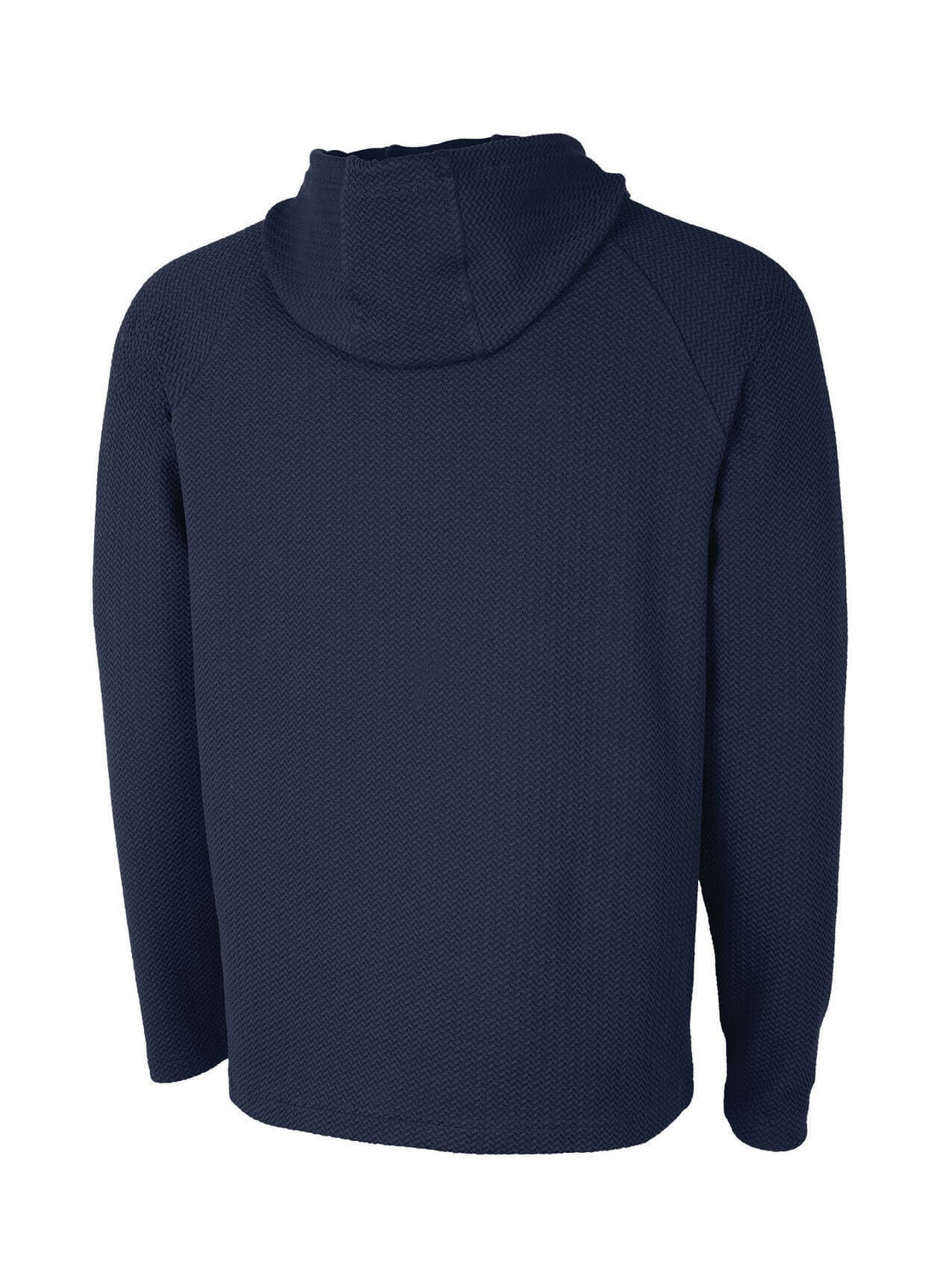 Charles River Men's TexturKnit Hoodie - Navy 3XL