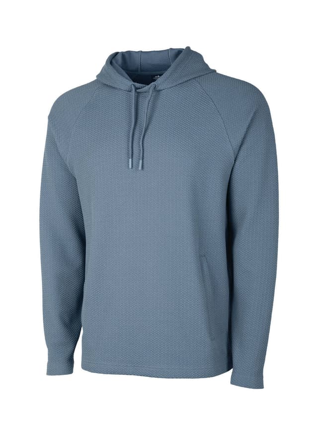 Charles River Men's TexturKnit Hoodie - Cyan 3XL