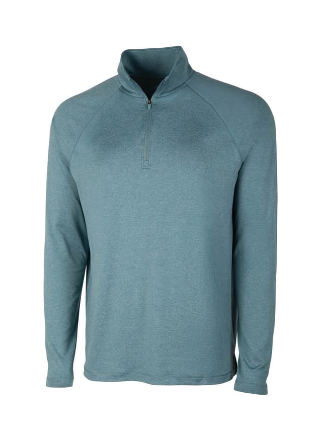 Charles River Men's Cayak Lightweight Stretch Quarter-Zip - Green 3XL