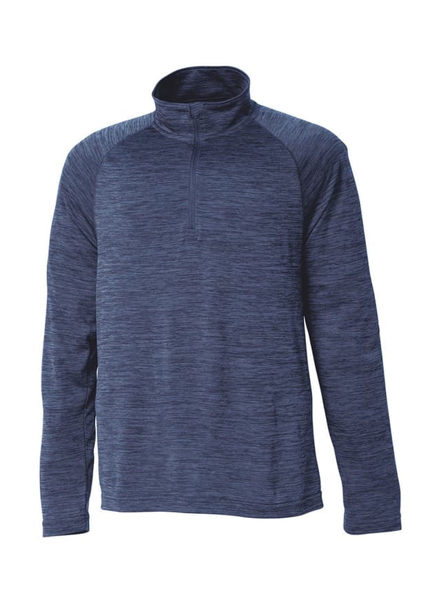 Charles River Men's Space Dyed Quarter-Zip - Navy 3XL