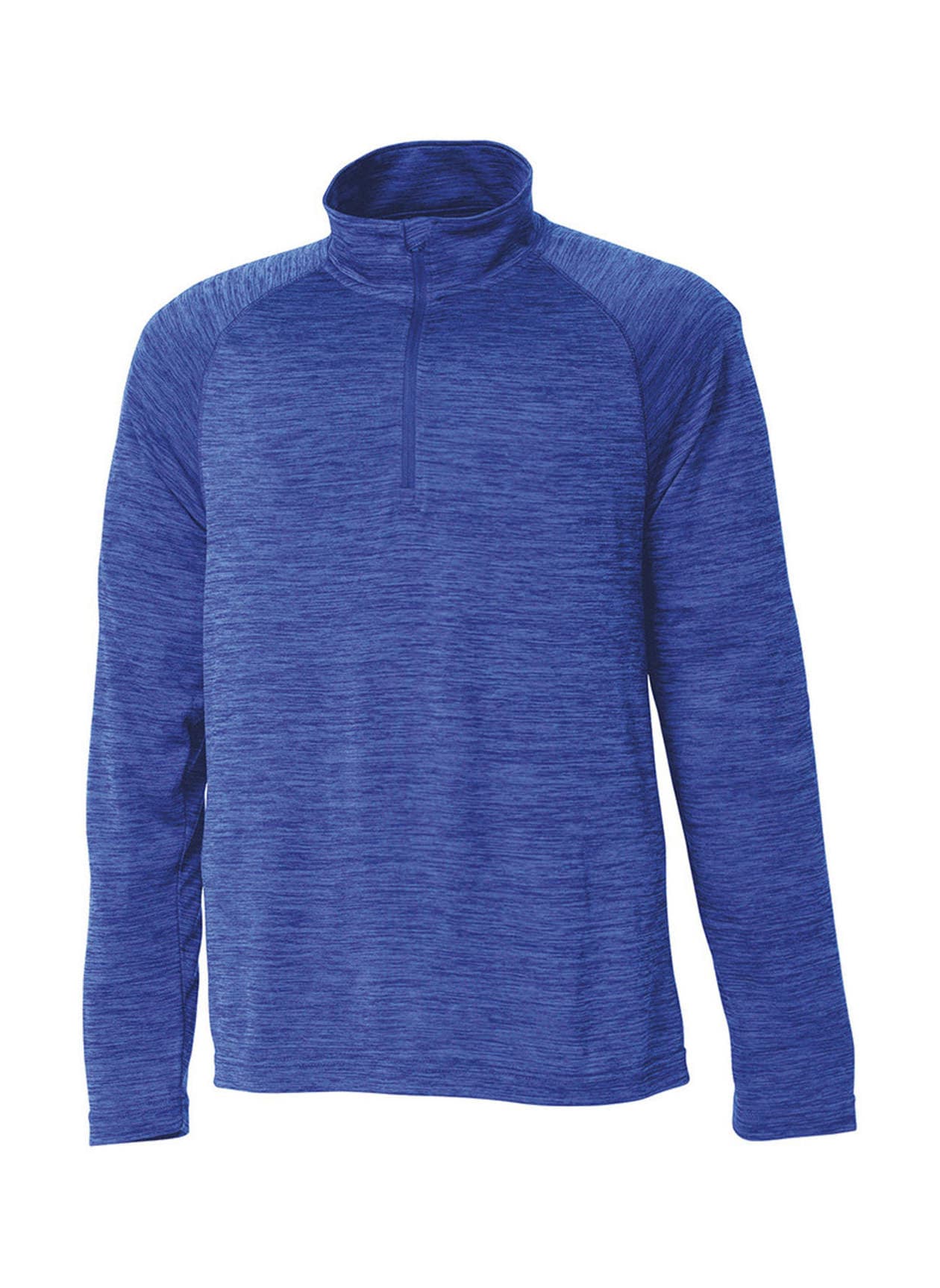 Charles River Men's Space Dyed Quarter-Zip - Blue 3XL