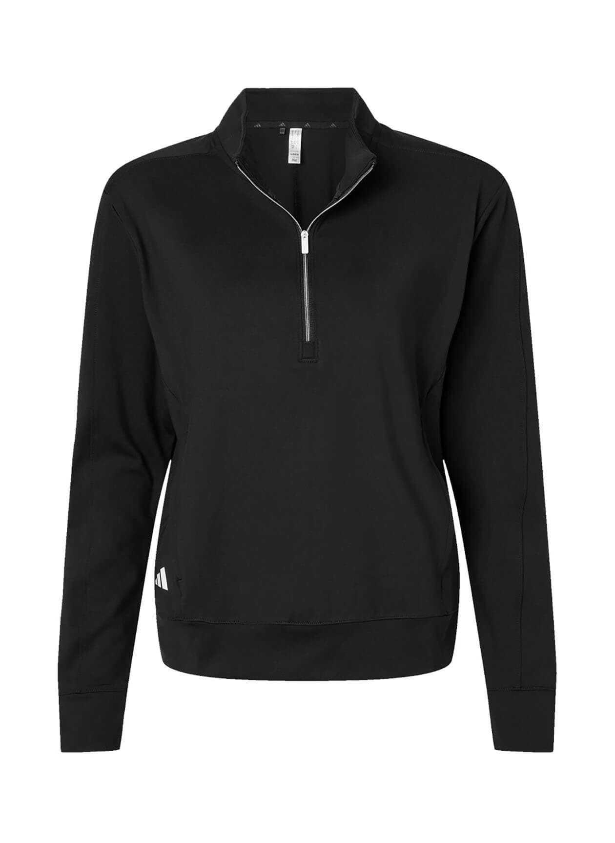 Adidas Women's Ultimate365 Quarter-Zip - Black LG