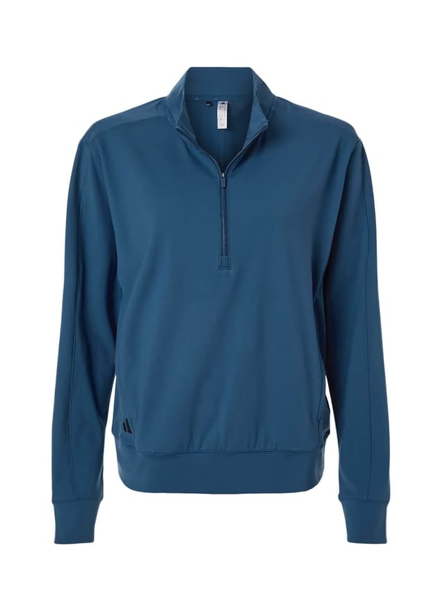 Adidas Women's Ultimate365 Quarter-Zip - Blue LG