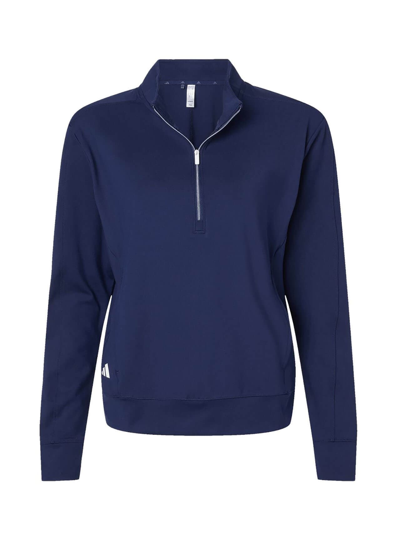 Adidas Women's Ultimate365 Quarter-Zip - Navy LG