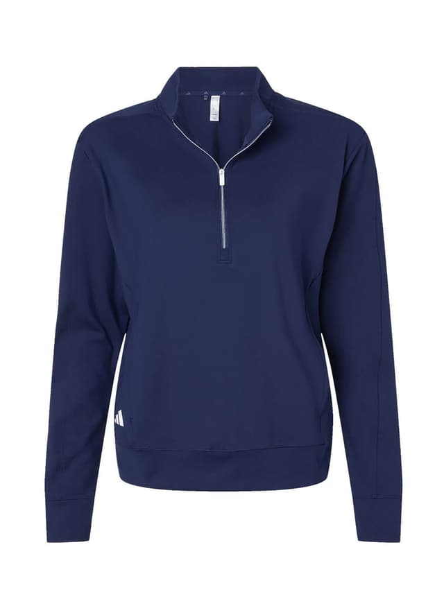 Adidas Women's Ultimate365 Quarter-Zip - Navy LG