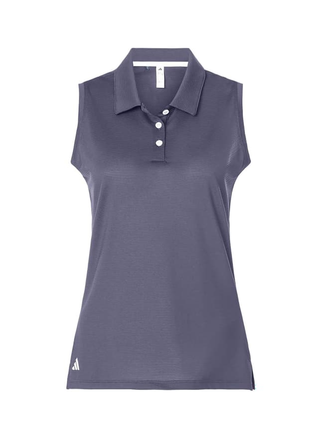 Adidas Women's Ottoman Sleeveless Polo - Purple LG
