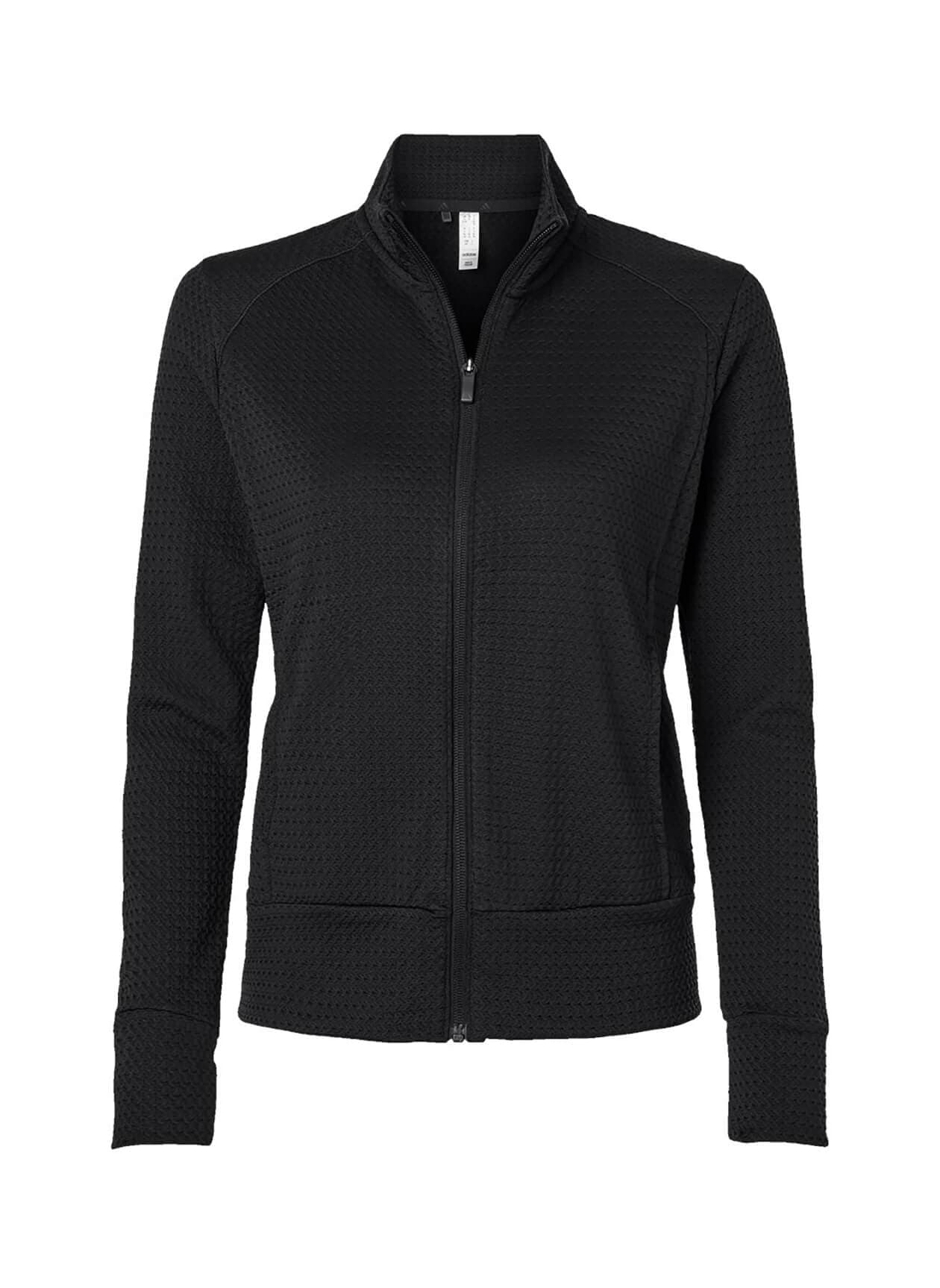 Adidas Women's Ultimate365 Textured Jacket - Black LG