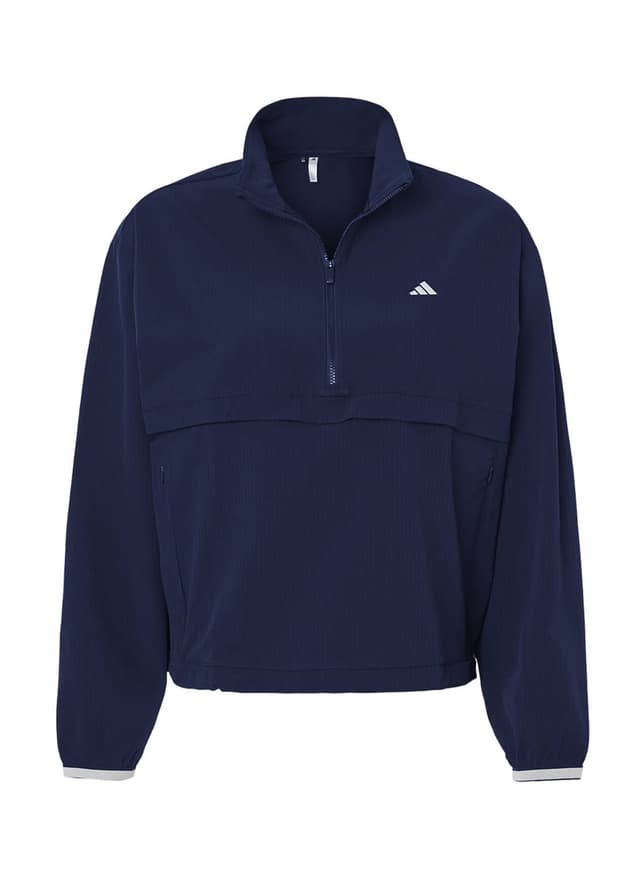Adidas Women's Go-To Quarter-Zip Jacket - Navy LG