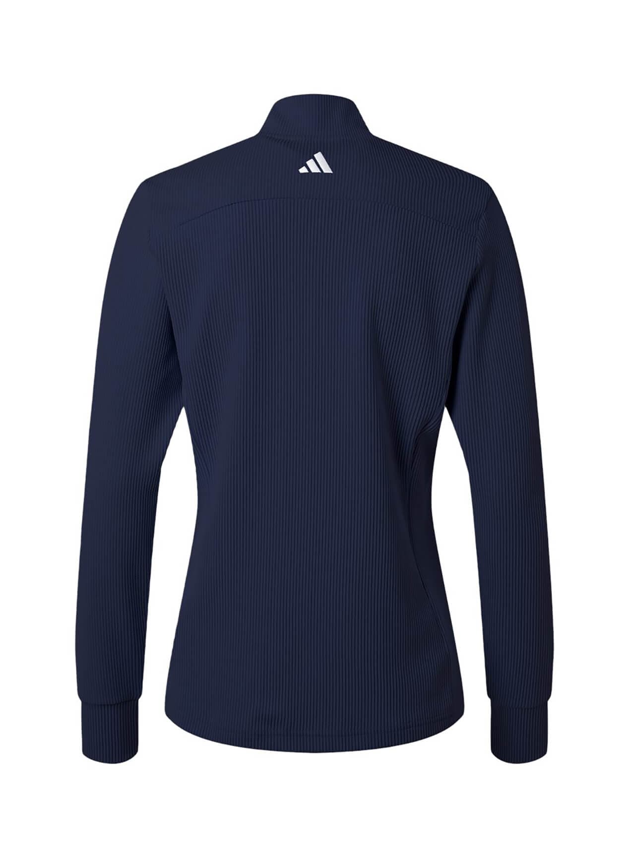 Adidas Women's Performance Textured Jacket - Navy LG