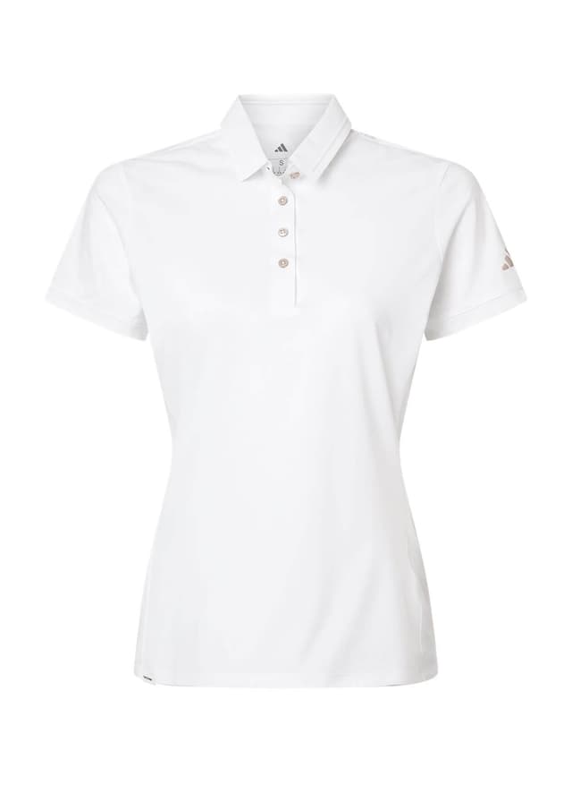 Adidas Women's Ultimate365 Tour Twistknit Polo - White LG
