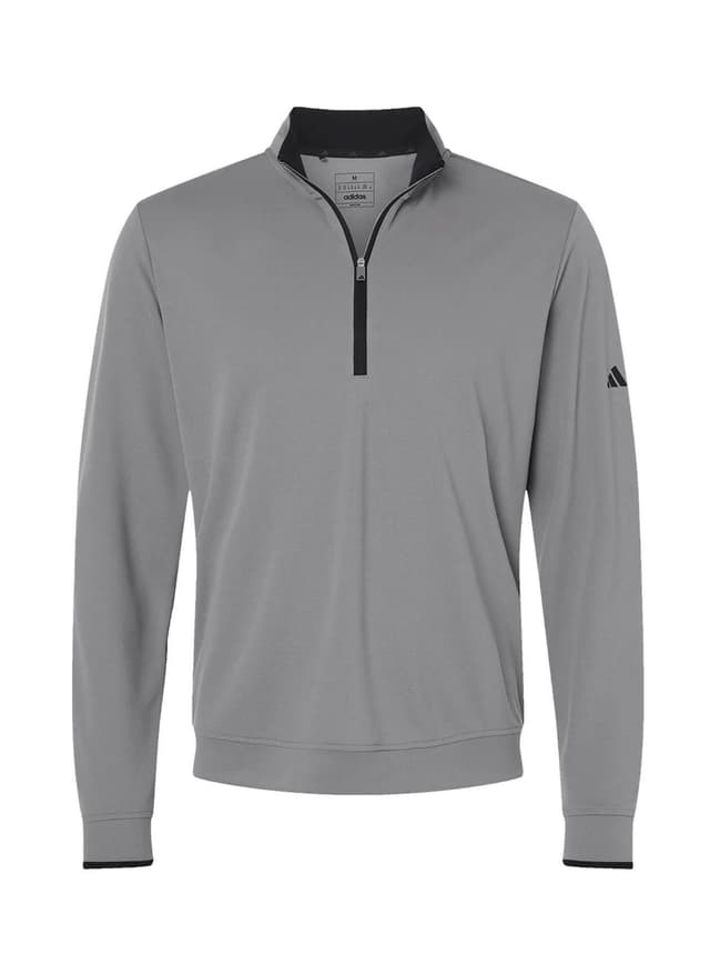 Adidas Men's Aeroready Quarter-Zip - Dark Grey LG