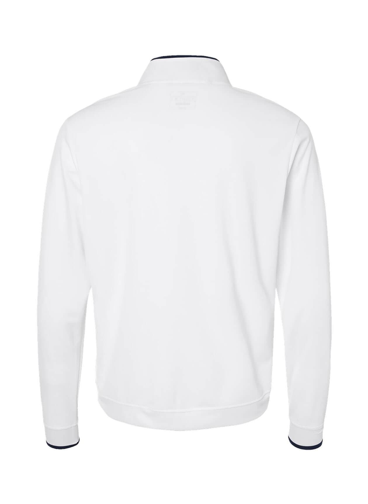 Adidas Men's Aeroready Quarter-Zip - White / Navy (WHN) LG