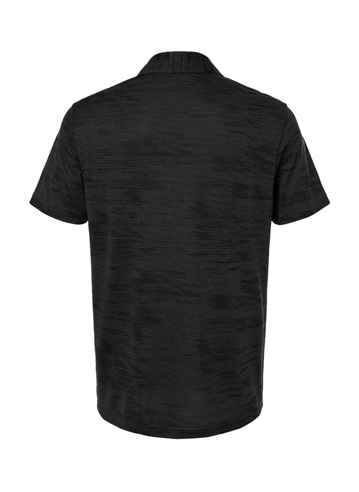 Adidas Men's Corporate Ultimate365 Textured Stripe Polo - Black LG