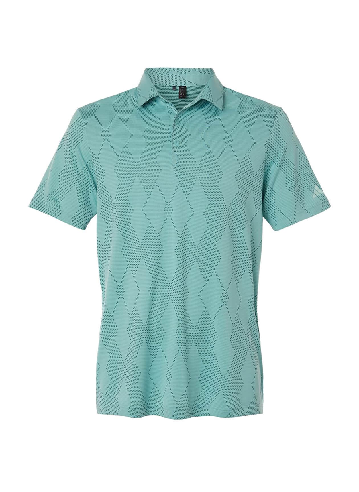 Men's Adidas Ultimate365 Textured Polo - Green 3XL