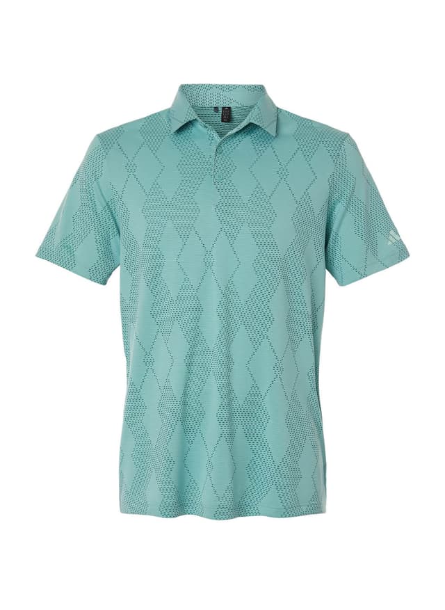 Men's Adidas Ultimate365 Textured Polo - Green 3XL