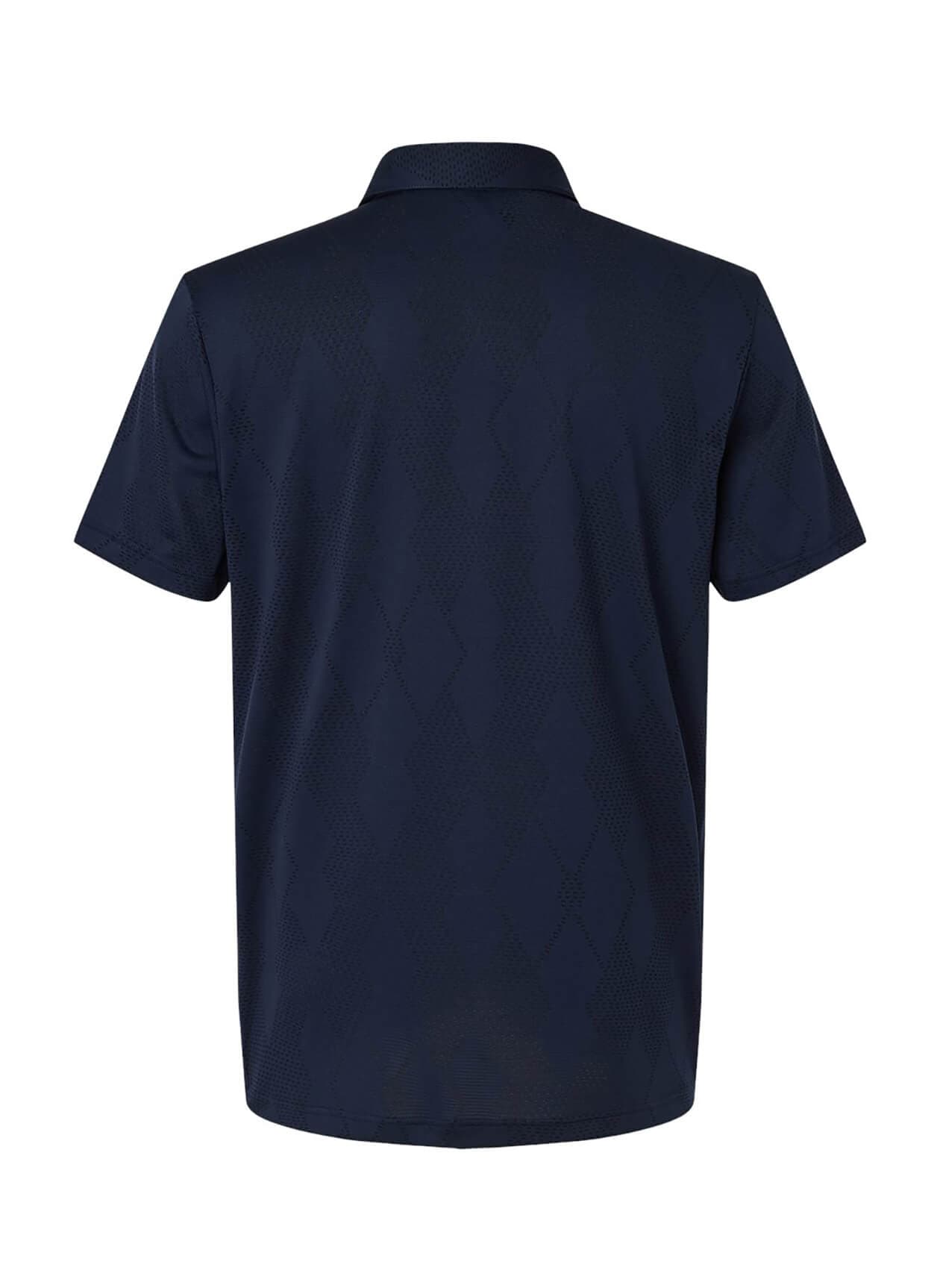 Men's Adidas Ultimate365 Textured Polo - Navy 3XL
