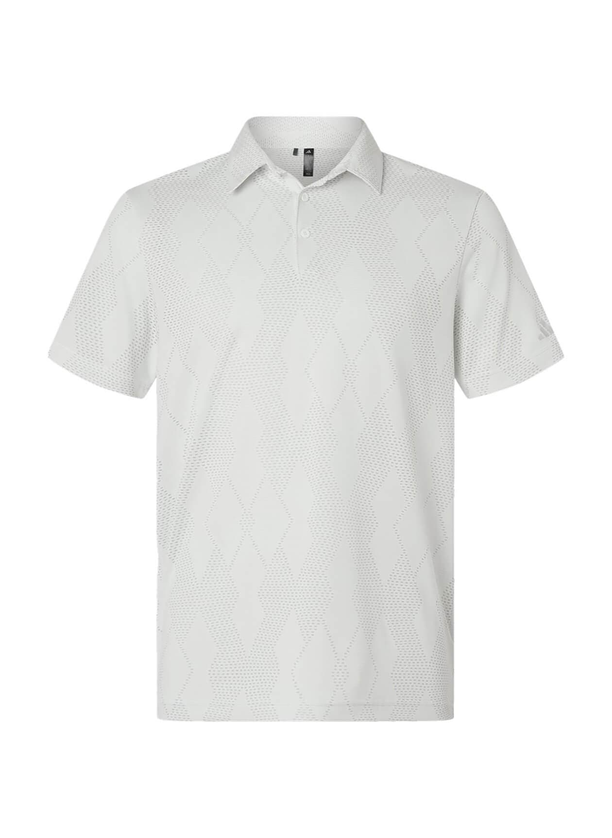 Men's Adidas Ultimate365 Textured Polo - White 3XL