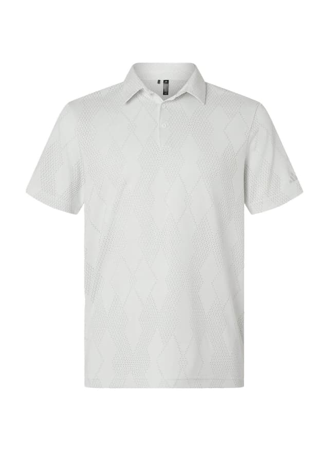 Men's Adidas Ultimate365 Textured Polo - White 3XL