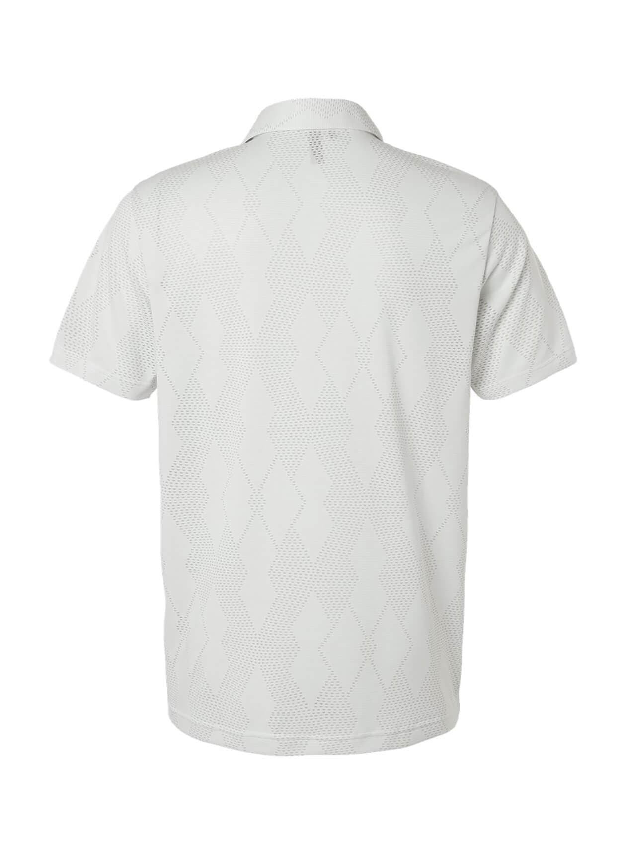 Men's Adidas Ultimate365 Textured Polo - White 3XL