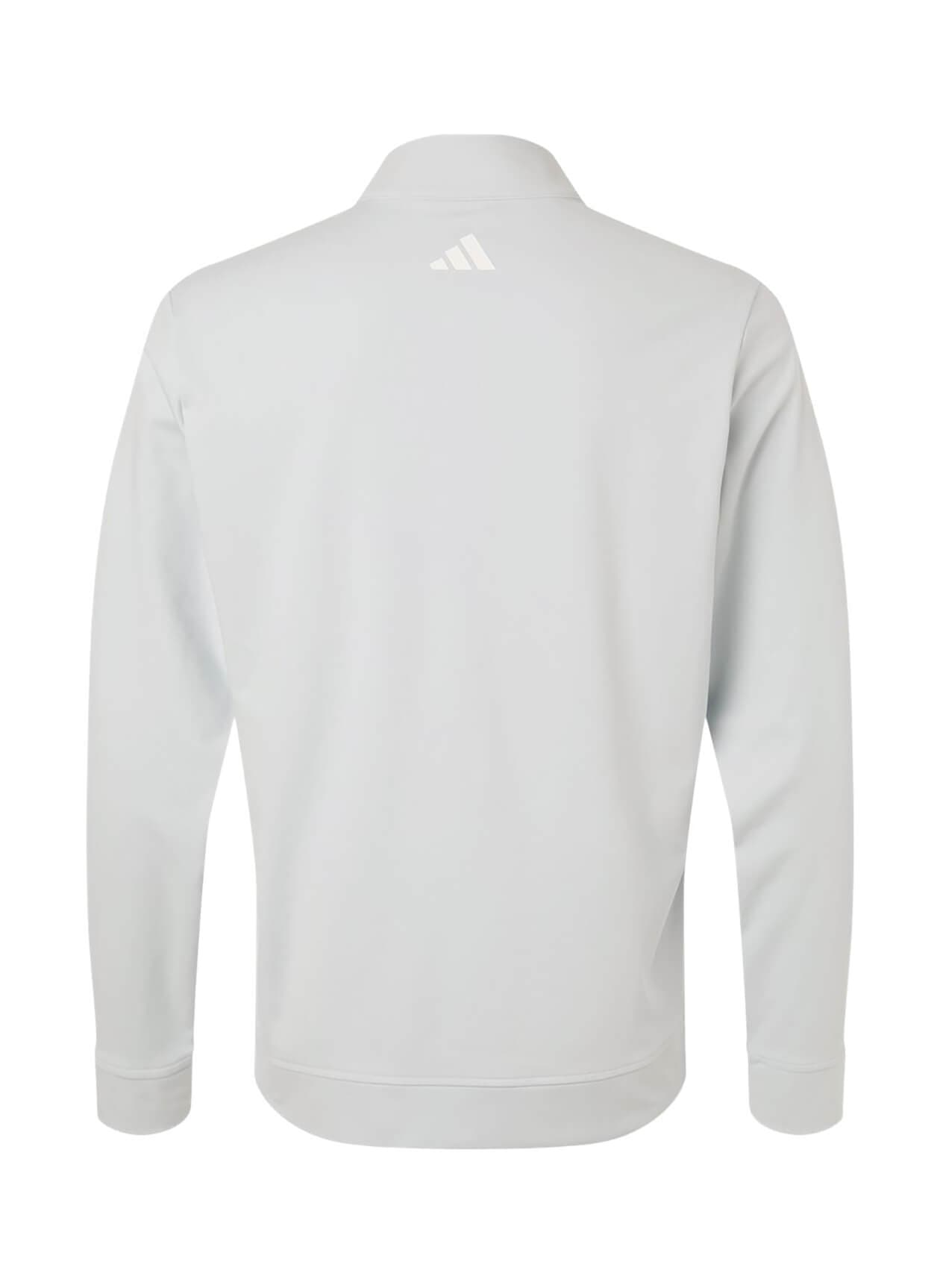 Adidas Men's Ultimate365 Classic Quarter-Zip Pullover - Light Grey 3XL