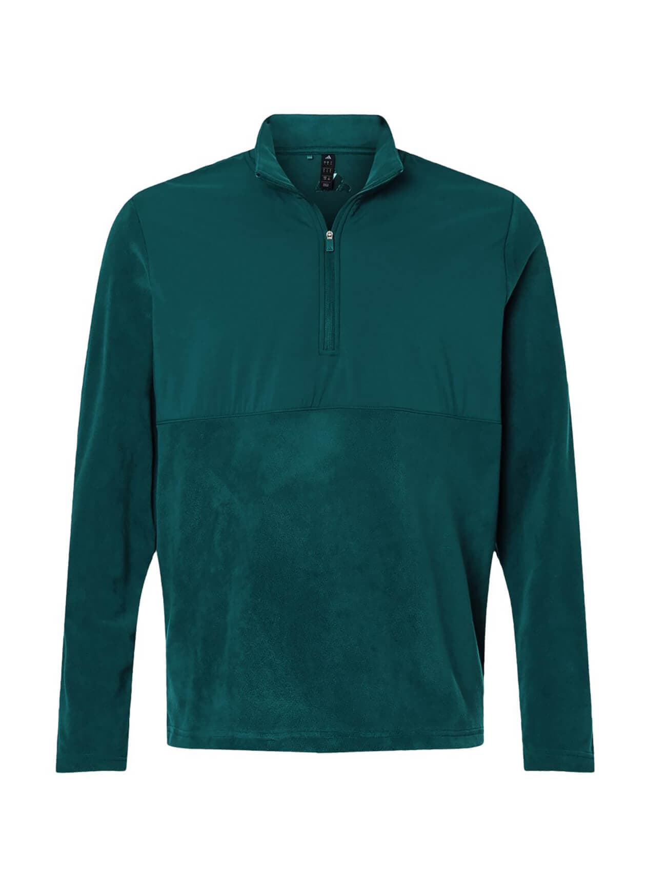 Adidas Men's Ultimate365 Cozy Quarter-Zip Pullover - Green 3XL