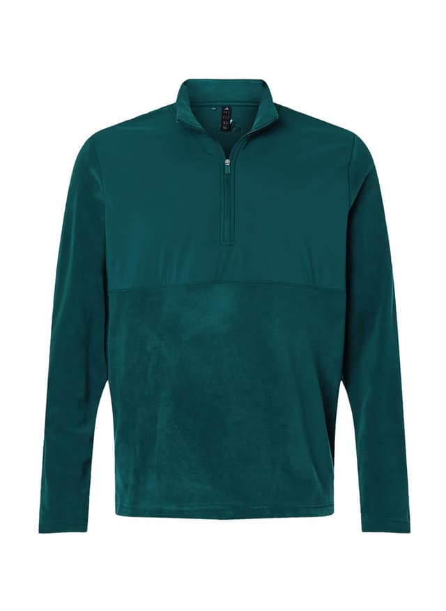 Adidas Men's Ultimate365 Cozy Quarter-Zip Pullover - Green 3XL
