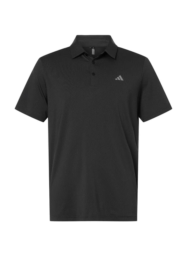Adidas Men's Performance Textured Polo - Black 3XL