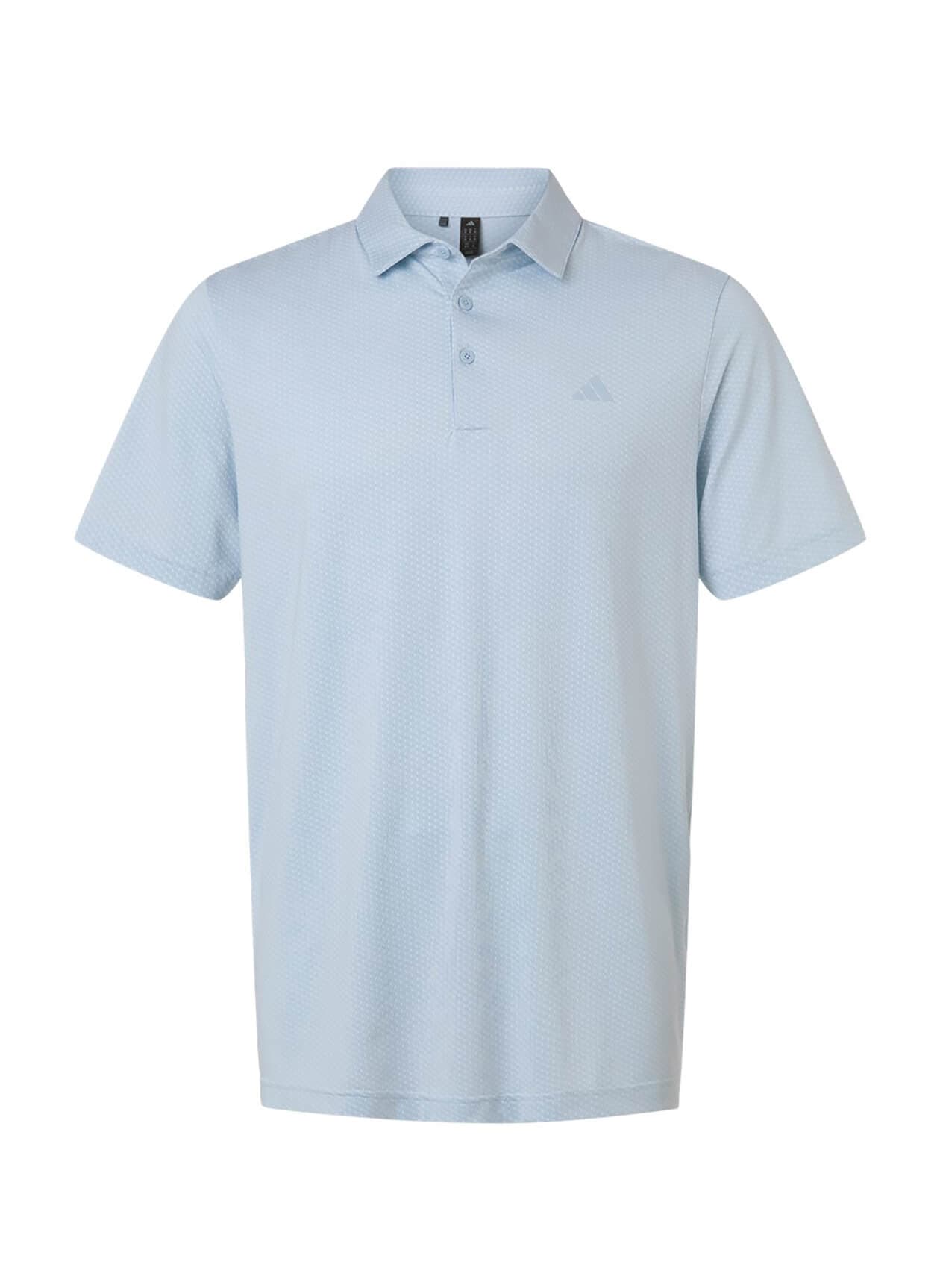Adidas Men's Performance Textured Polo - Cyan 3XL
