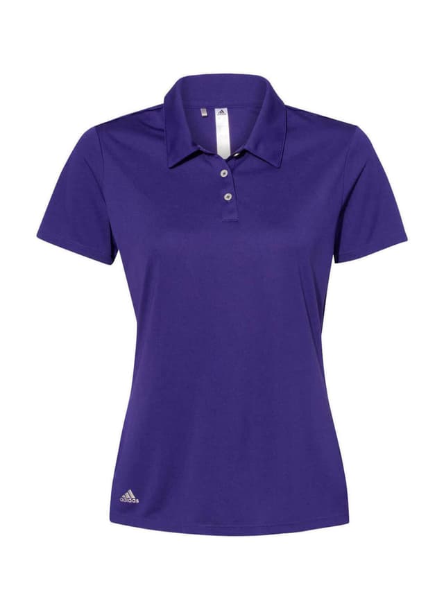 Adidas Women's Performance Polo - Purple 3XL