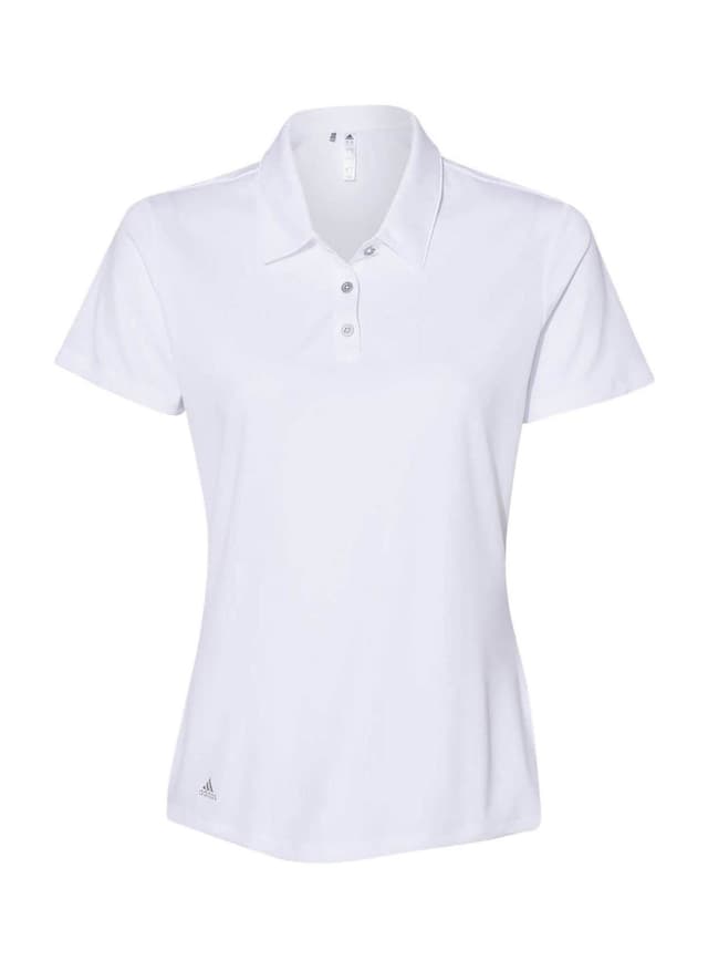Adidas Women's Performance Polo - White 3XL