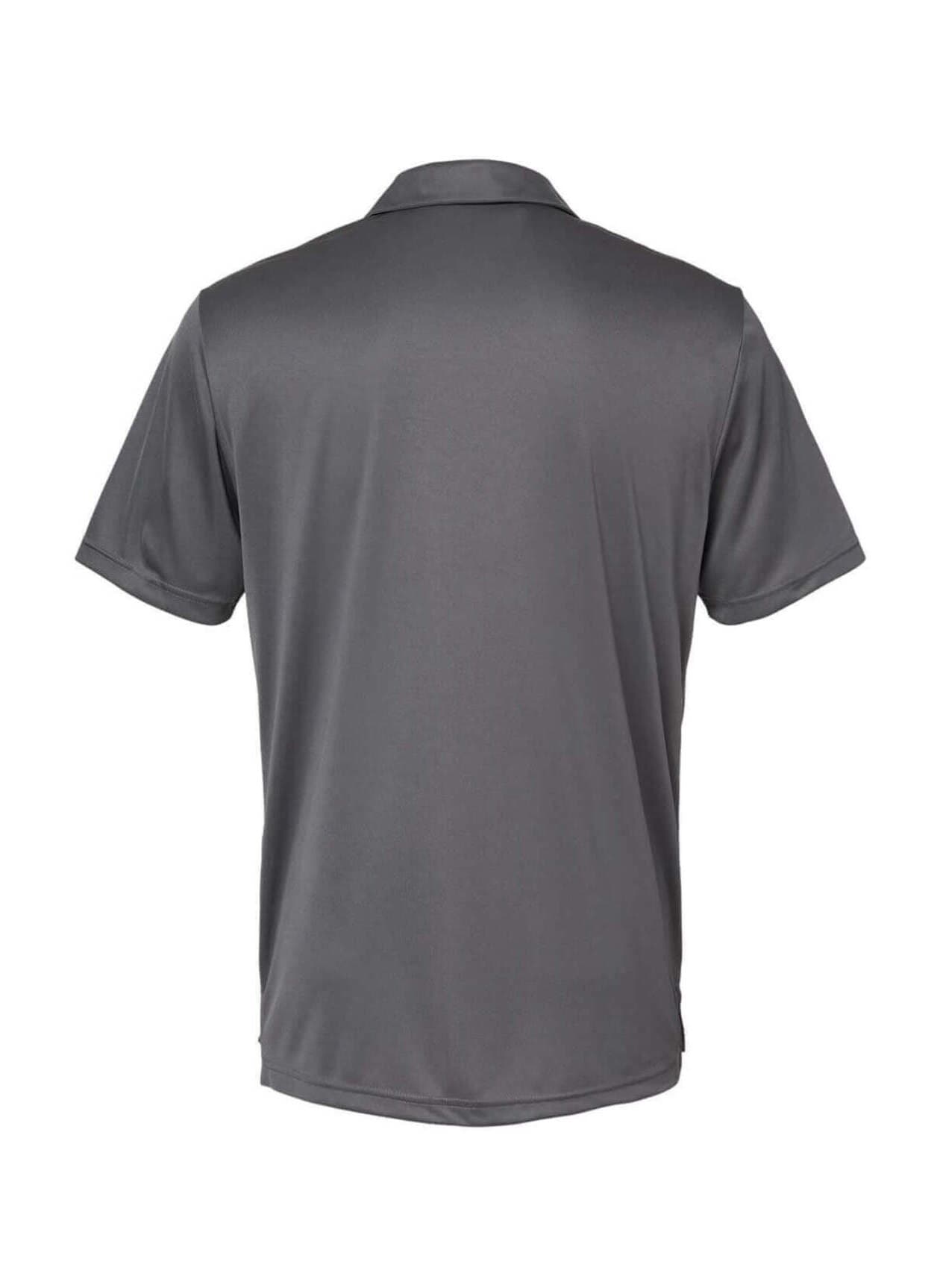 Adidas Men's 3-Stripes Chest Polo - Dark Grey 3XL