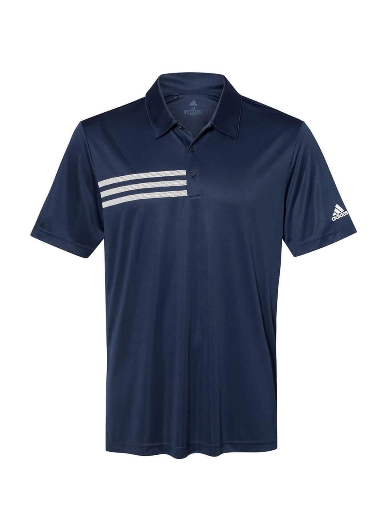Adidas Men's 3-Stripes Chest Polo - Collegiate Navy / White (NVY) 3XL