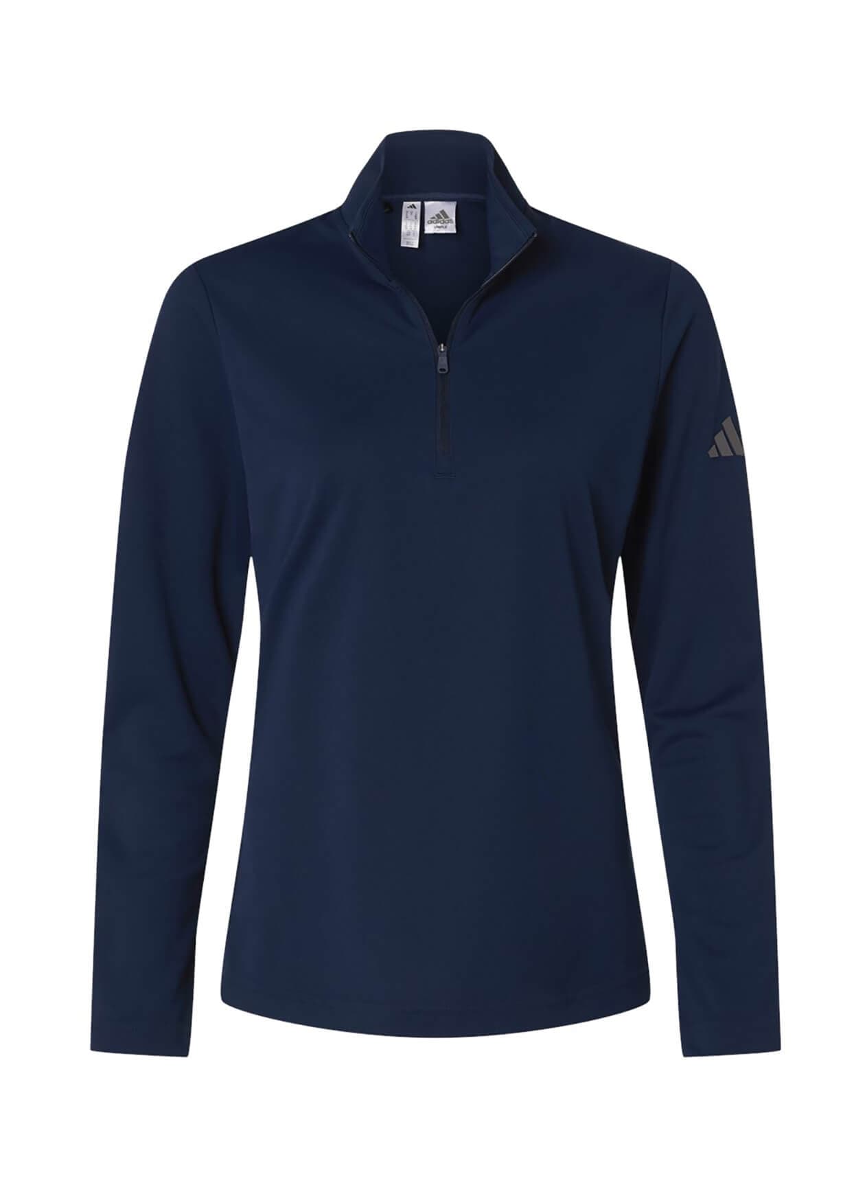Adidas Women's Lightweight Quarter-Zip F26 - Navy 3XL