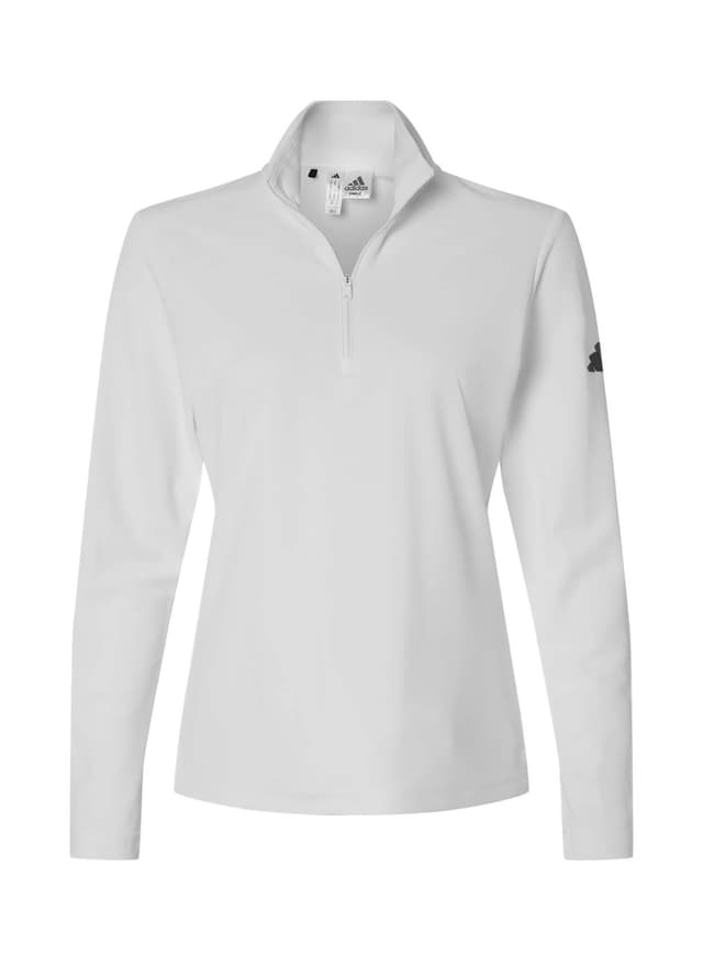 Adidas Women's Lightweight Quarter-Zip F26 - White 3XL