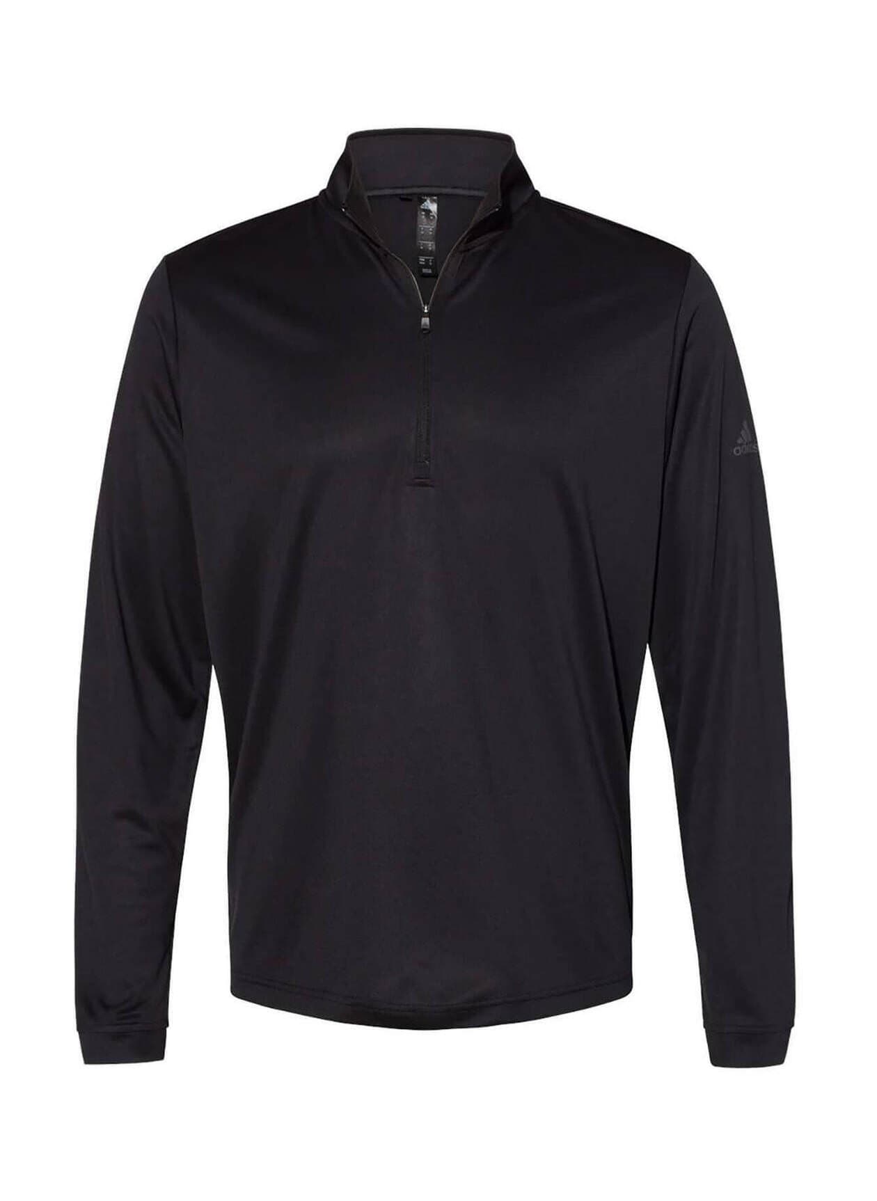 Adidas Men's Lightweight Quarter-Zip - Black 3XL