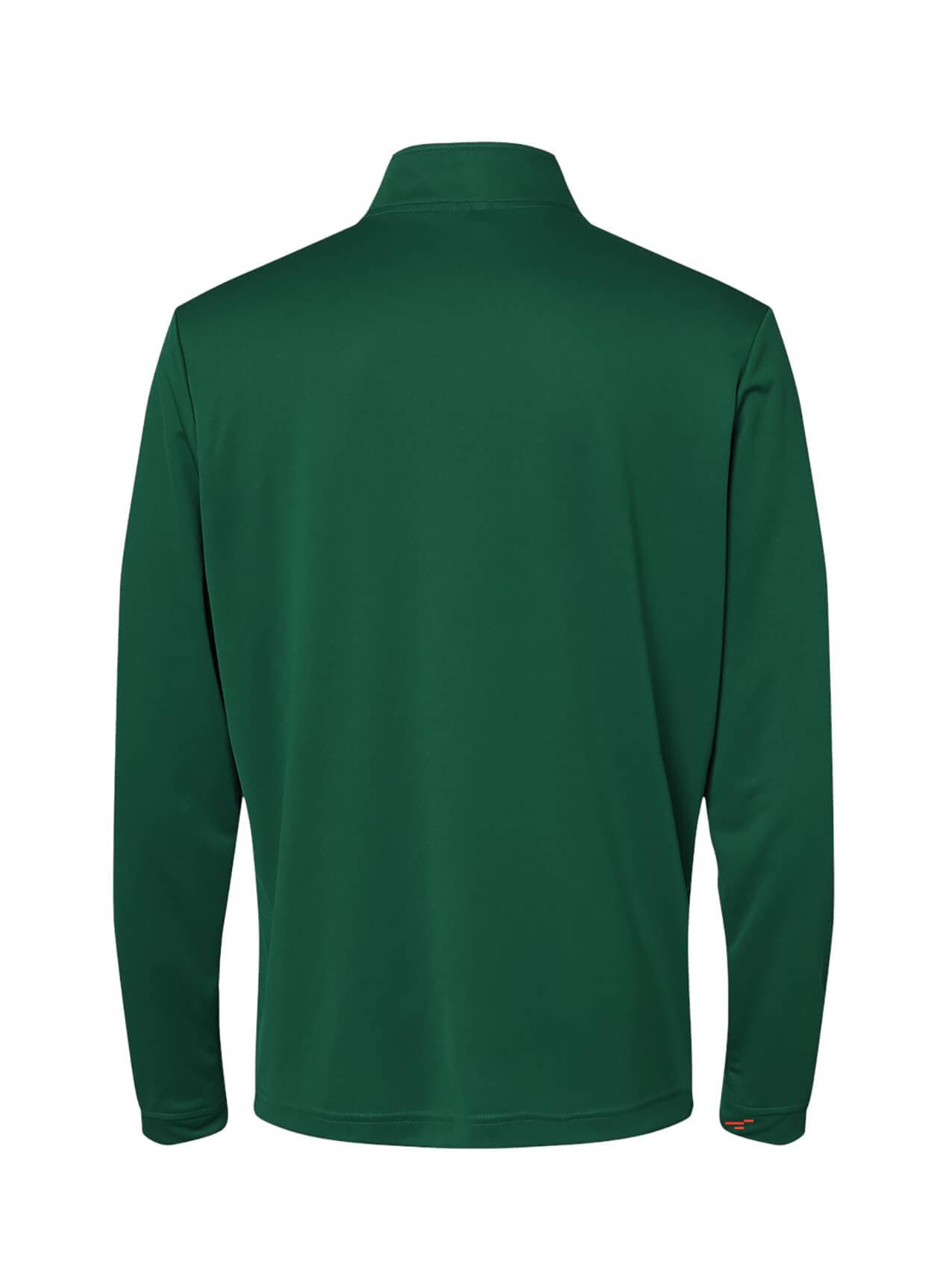 Adidas Men's Lightweight Quarter-Zip - Green 3XL