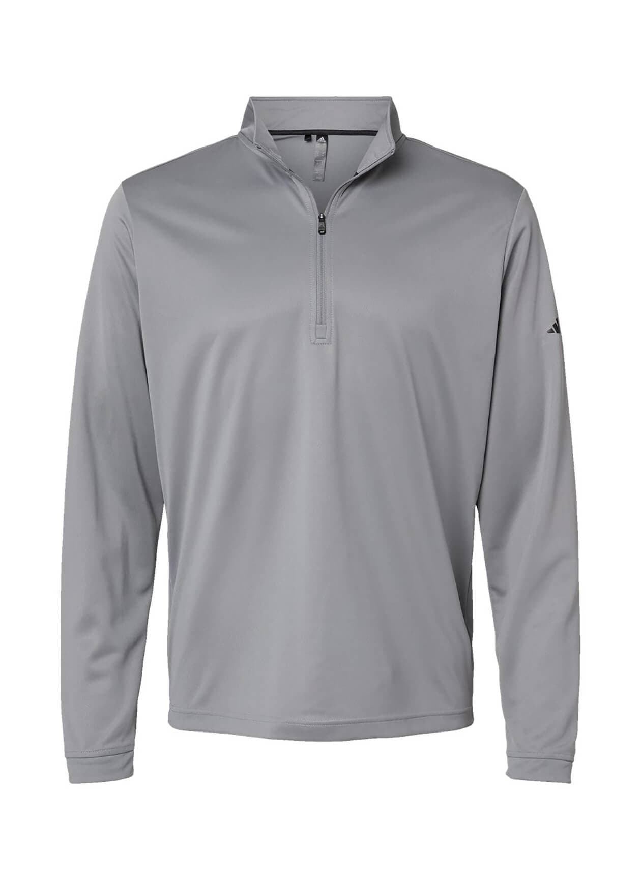 Adidas Men's Lightweight Quarter-Zip - Light Grey 3XL
