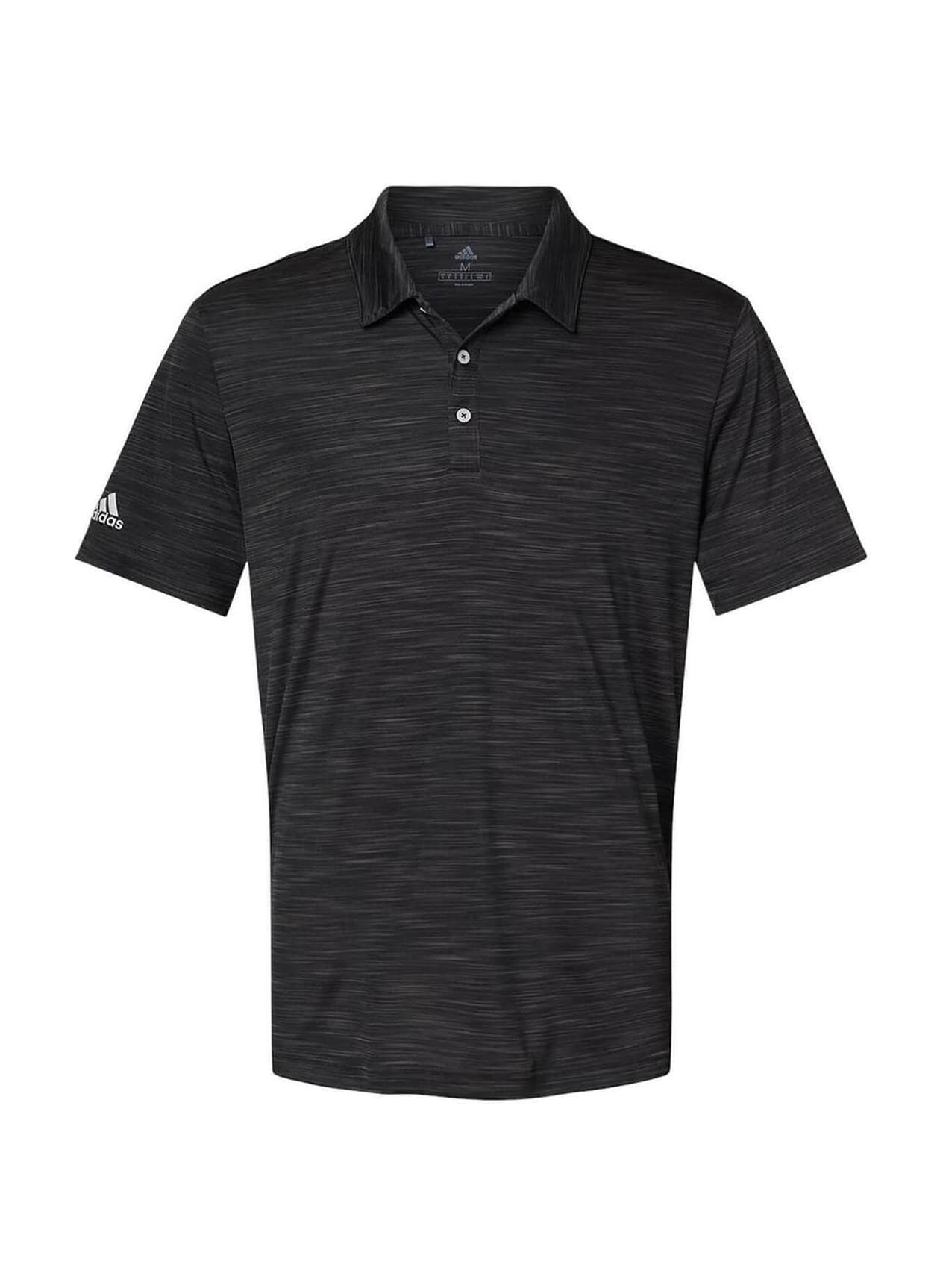 Adidas Men's Melange Sport Polo - Black 3XL