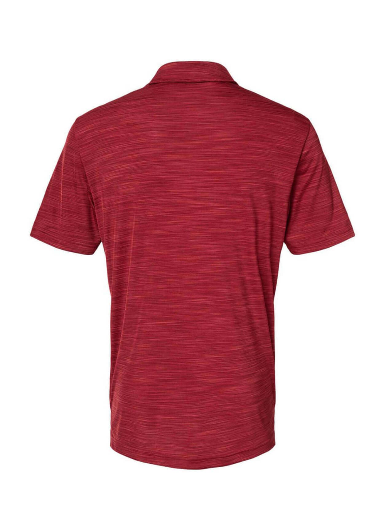 Adidas Men's Melange Sport Polo - Red 3XL