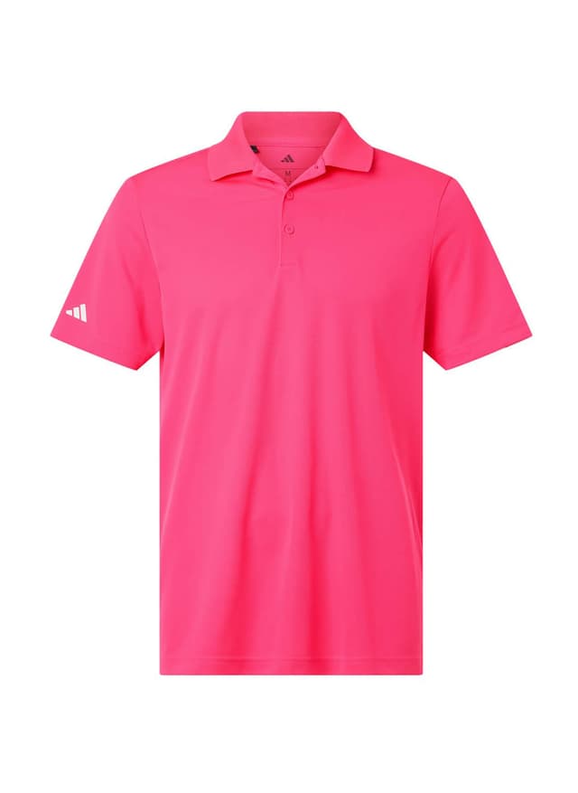 Adidas Men's Basic Sport Polo - Pink 3XL