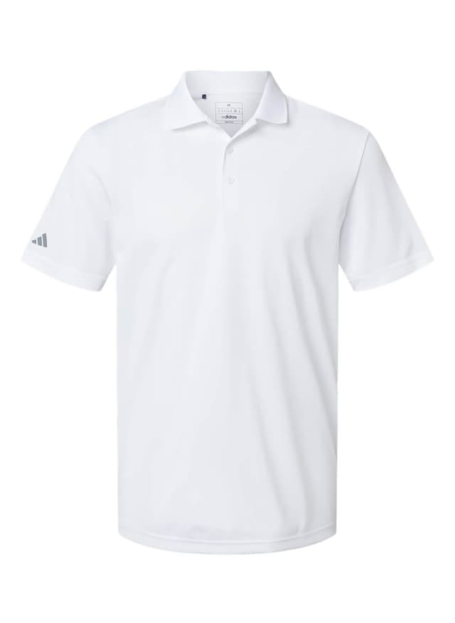 Adidas Men's Basic Sport Polo - White 3XL