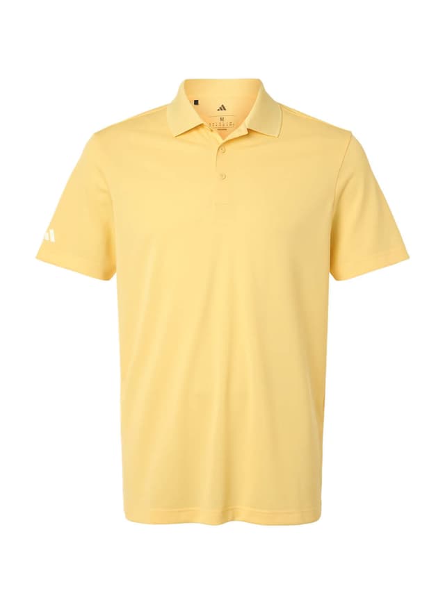 Adidas Men's Basic Sport Polo - Yellow 3XL