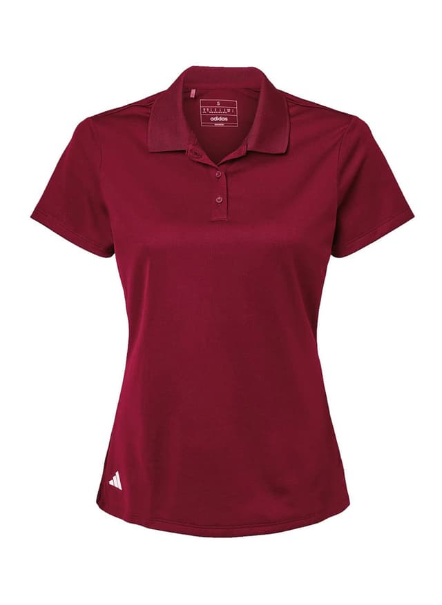 Adidas Women's Basic Sport Polo - Collegiate Burgundy (BUR) 3XL