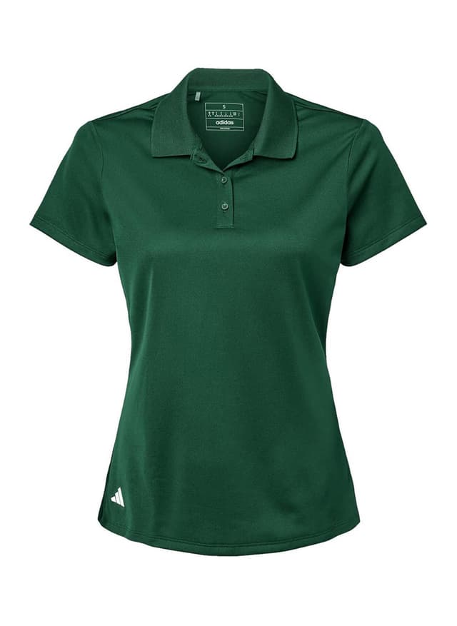 Adidas Women's Basic Sport Polo - Green 3XL