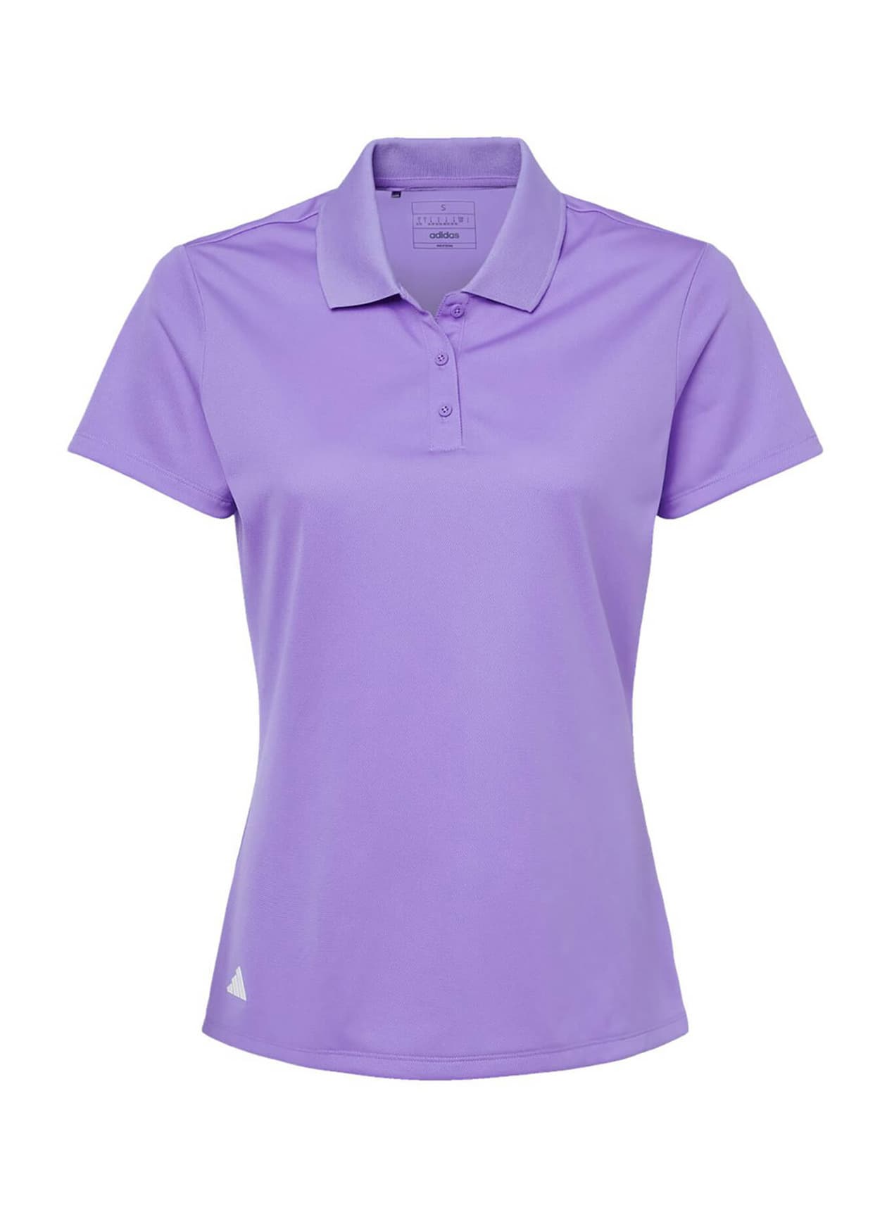 Adidas Women's Basic Sport Polo - Light Flash Purple 3XL
