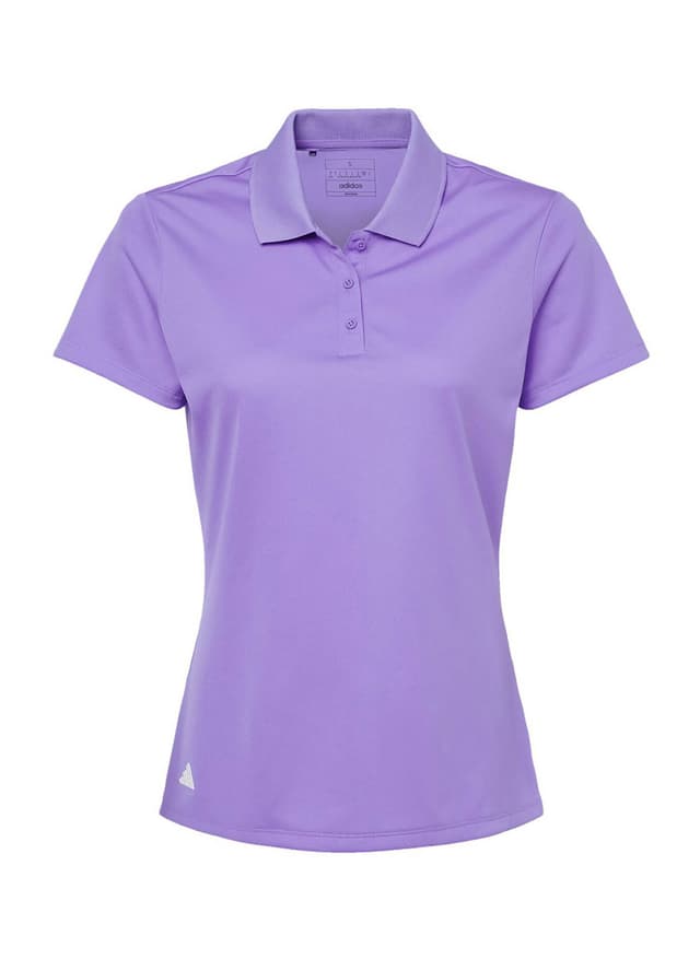 Adidas Women's Basic Sport Polo - Light Flash Purple 3XL